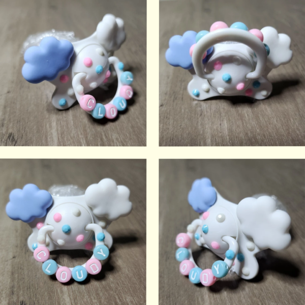 Cloudy - Small Shield Deco Paci